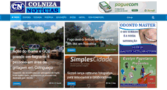 Desktop Screenshot of colnizamtnoticias.com.br